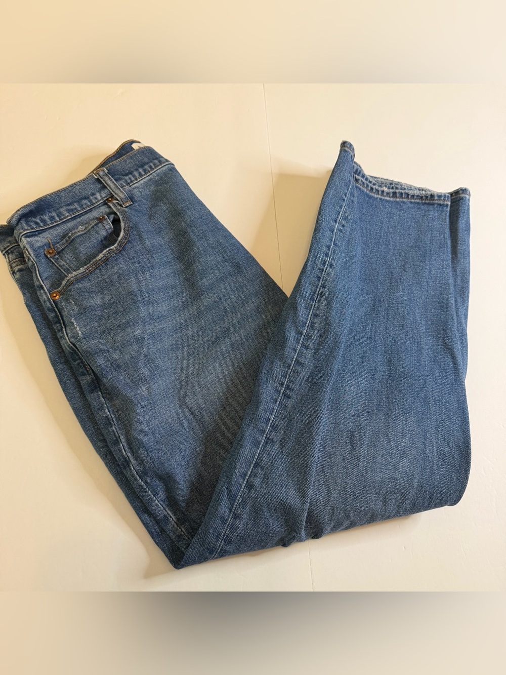 Abercrombie & Fitch Ultra High Rise Ankle Straight Jeans Women’s 33/16
